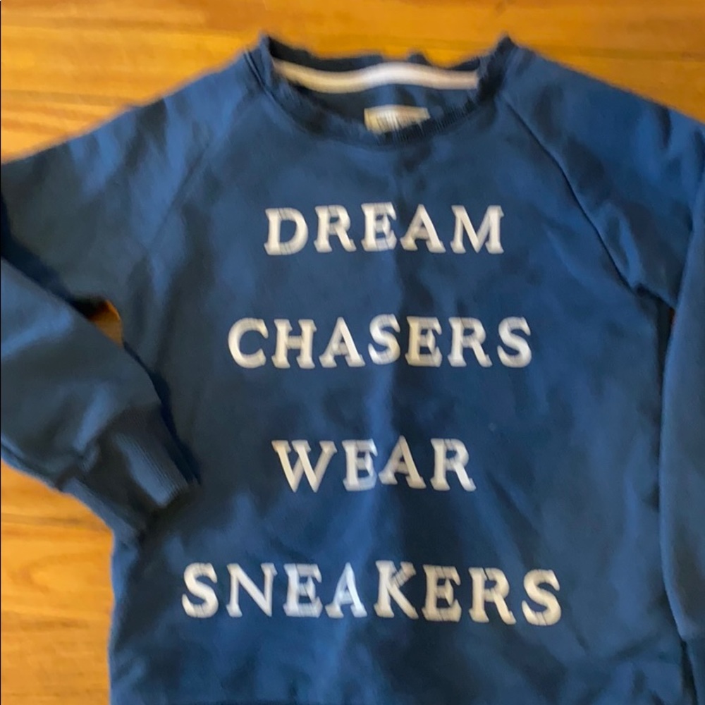 Sweatshirt (purposely distressed)